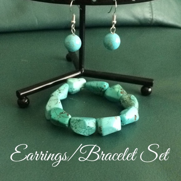 Natural Stones Jewelry - 🆕Earrings & Bracelet Set⭐️